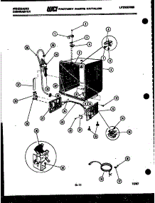 05 - Tub Parts parts for Frigidaire Dishwasher DW5500CFW1 from AppliancePartsPros.com