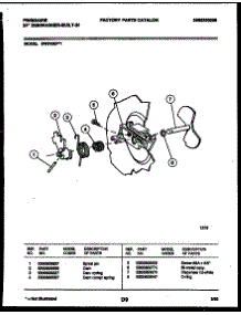 03 - Cam parts for Frigidaire Dishwasher DW5100PW1 from AppliancePartsPros.com