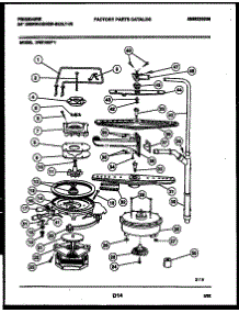 06 - Motor Pump Parts parts for Frigidaire Dishwasher DW5100PW1 from AppliancePartsPros.com
