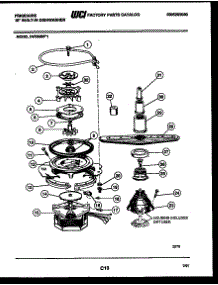 06 - Motor Pump Parts parts for Frigidaire Dishwasher DW2508PW1 from AppliancePartsPros.com