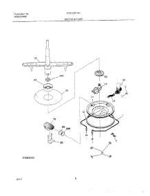 09 - Motor & Pump parts for Frigidaire Dishwasher F71C12PHS1 from AppliancePartsPros.com