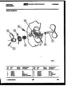 03 - Cam parts for Frigidaire Dishwasher DW1050LW2 from AppliancePartsPros.com