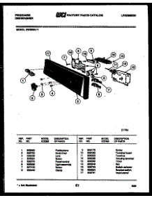 03 - Console And Control Parts parts for Frigidaire Dishwasher DW3350W1 from AppliancePartsPros.com