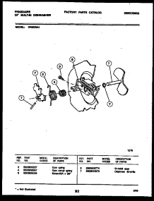 03 - Cam parts for Frigidaire Dishwasher DW5000A1 from AppliancePartsPros.com
