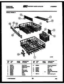 08 - Racks And Trays parts for Frigidaire Dishwasher DW3350F1 from AppliancePartsPros.com