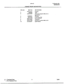 Cabinet Front And Wrapper Page 2 parts for Frigidaire Dehumidifier 93101C from AppliancePartsPros.com