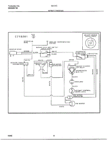 Wiring Diagram parts for Frigidaire Dehumidifier 93101C from AppliancePartsPros.com