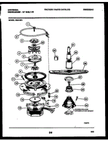 06 - Motor Pump Parts parts for Frigidaire Dishwasher DB418PW1 from AppliancePartsPros.com