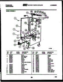 09 - Cabinet Parts parts for Frigidaire Dishwasher DW3350W1 from AppliancePartsPros.com