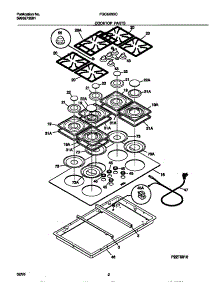 02 - Cooktop Parts parts for Frigidaire Cooktop FGC6X9XCCA from AppliancePartsPros.com