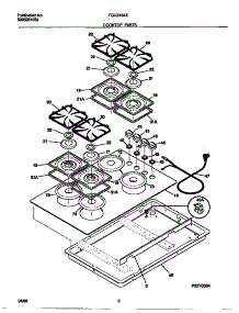 02 - Cooktop Parts parts for Frigidaire Cooktop FGC3X8XESA from AppliancePartsPros.com
