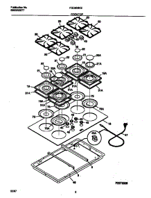 02 - Cooktop parts for Frigidaire Cooktop FGC6X9XESC from AppliancePartsPros.com