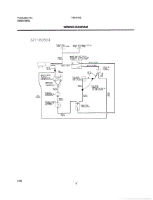 05 - Wiring Diagram parts for Frigidaire Dehumidifier FDH30J2 from AppliancePartsPros.com