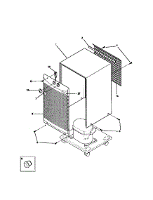02 - Cabinet Front parts for Frigidaire Dehumidifier MDD30WF1 from AppliancePartsPros.com