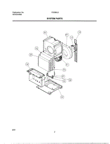 03 - System Parts parts for Frigidaire Dehumidifier FDD50J2 from AppliancePartsPros.com