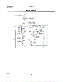 05 - Wiring Diagram parts for Frigidaire Dehumidifier FDD50J2 from AppliancePartsPros.com