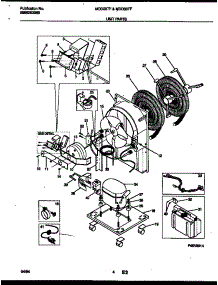 03 - Unit Parts parts for Frigidaire Dehumidifier MDD25TF1 from AppliancePartsPros.com