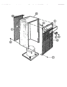 02 - Cabinet And Control Parts parts for Frigidaire Dehumidifier MR30N1 from AppliancePartsPros.com