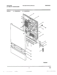 24" Built In Dishwasher Page 3 parts for Frigidaire Dishwasher 763 from AppliancePartsPros.com
