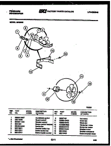 03 - Air Control Parts parts for Frigidaire Dehumidifier MR25N2 from AppliancePartsPros.com