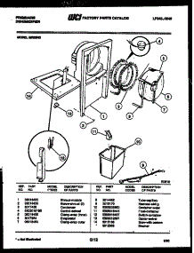 04 - Water And Condensing Parts parts for Frigidaire Dehumidifier MR25N2 from AppliancePartsPros.com