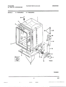 24" Built In Dishwasher Page 5 parts for Frigidaire Dishwasher 763 from AppliancePartsPros.com