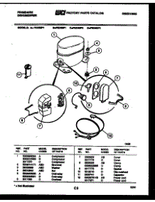 04 - Compressor Parts parts for Frigidaire Dehumidifier FED50P1 from AppliancePartsPros.com