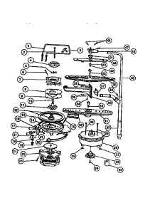06 - Motor parts for Frigidaire Dishwasher DW5900PW1 from AppliancePartsPros.com