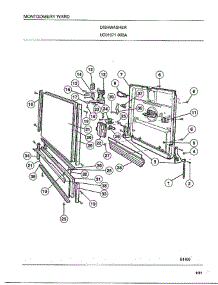 Dishwasher Page 3 parts for Frigidaire Dishwasher 1071-003A from AppliancePartsPros.com