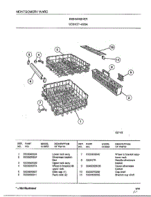 Dishwasher Page 11 parts for Frigidaire Dishwasher 1071-003A from AppliancePartsPros.com
