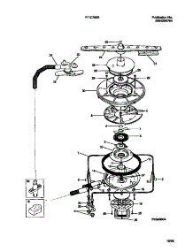 06 - Motor parts for Frigidaire Dishwasher F71C765BB0 from AppliancePartsPros.com
