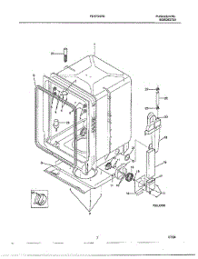 Dishwasher Page 6 parts for Frigidaire Dishwasher 775 from AppliancePartsPros.com