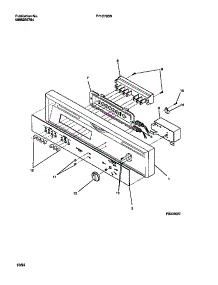 02 - Console parts for Frigidaire Dishwasher F71C765BS0 from AppliancePartsPros.com