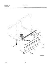 11 - Frame parts for Frigidaire Dishwasher FDB101SAW0 from AppliancePartsPros.com