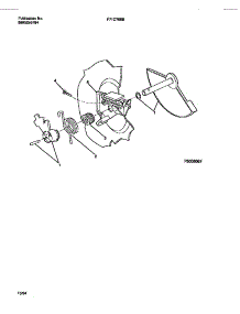 03 - Detergent Cup Dispenser parts for Frigidaire Dishwasher F71C765BT0 from AppliancePartsPros.com