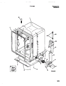 05 - Tub parts for Frigidaire Dishwasher F71C765BT0 from AppliancePartsPros.com