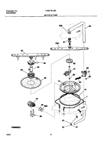 09 - Motor & Pump parts for Frigidaire Dishwasher FDB210LCS0 from AppliancePartsPros.com