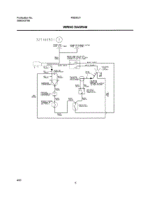 05 - Wiring Diagram parts for Frigidaire Dehumidifier FDD50J1 from AppliancePartsPros.com