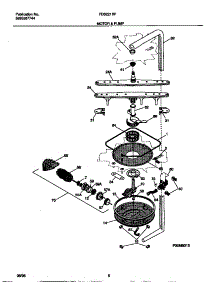 05 - Motor & Pump parts for Frigidaire Dishwasher FDB221RFR0 from AppliancePartsPros.com