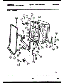 05 - Tub And Frame Parts parts for Frigidaire Dishwasher DW2558A1 from AppliancePartsPros.com