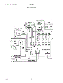 04 - Wiring Diagram parts for Frigidaire Dehumidifier LAD504TDL4 from AppliancePartsPros.com