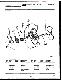 03 - Cam parts for Frigidaire Dishwasher DW2558PW1 from AppliancePartsPros.com
