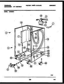 07 - Cabinet Parts parts for Frigidaire Dishwasher DW2558A1 from AppliancePartsPros.com
