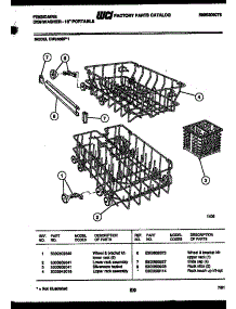 09 - Racks And Trays parts for Frigidaire Dishwasher DW2558PW1 from AppliancePartsPros.com