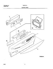 03 - Control Panel parts for Frigidaire Dishwasher FDB2110LCB0 from AppliancePartsPros.com
