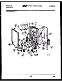 06 - Tub Parts parts for Frigidaire Dishwasher DW3350L1 from AppliancePartsPros.com
