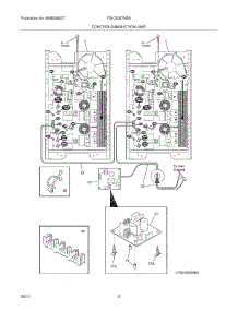 03 - Controls / Induction Unit parts for Frigidaire Cooktop FGIC3067MBA from AppliancePartsPros.com