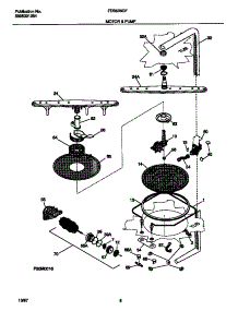 05 - Motor & Pump parts for Frigidaire Dishwasher FDB636GFR4 from AppliancePartsPros.com