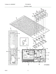 03 - Control Panel parts for Frigidaire Cooktop FPCC3685KSA from AppliancePartsPros.com