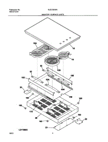 05 - Maintop parts for Frigidaire Cooktop GLEC30S8ASC from AppliancePartsPros.com